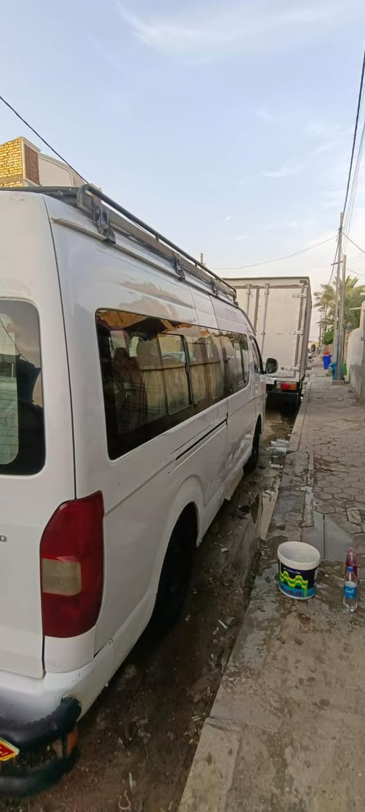 ٢٠١٢ للبيع 
منظومة غاز 
تبريد
بدون صبغ
تحويل بالاسم
رقم كربلاء
مكانها كوت
جاهزة من كل النواحي و١٨ راكب
‏***********
