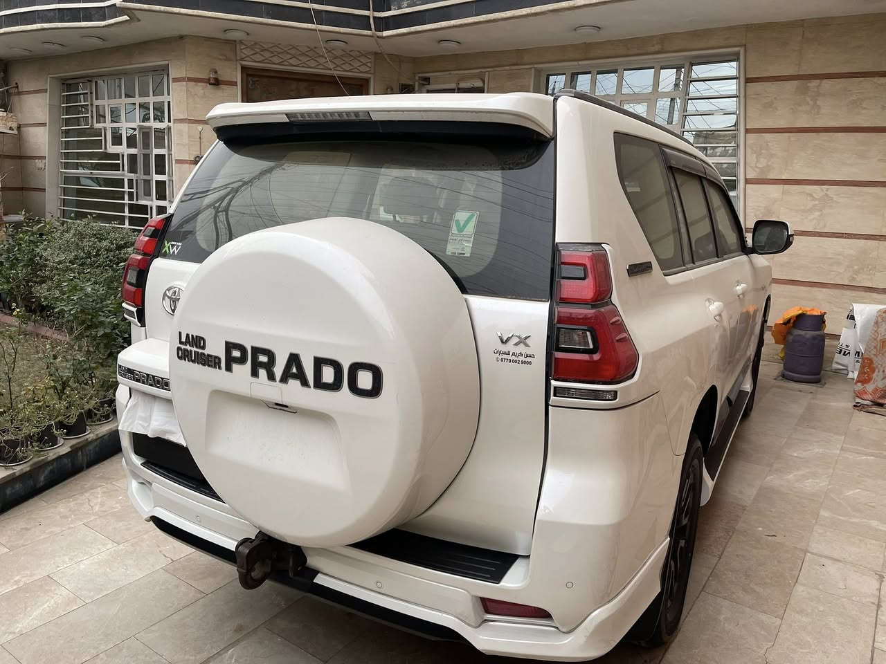 السلام عليكم
تويوتا برادو ٢٠٢٢ vx 

الرقم اربيل 

السعر ٤٦٠ $ و بيها مجال 

للاستفسار ***********
