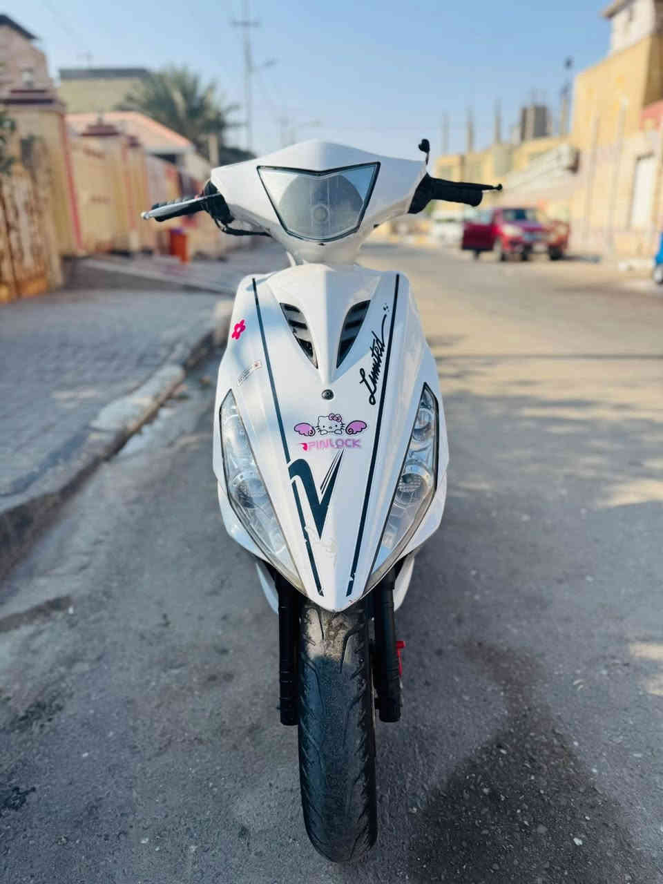 سلام عليكم دراجه ثعلب مضلع لبيع دراجه ما مفتوحه حلوه وجاهزه من كلشي من نهضه  قويه سعر 750 وبيه مجال الاستفسار ***********
