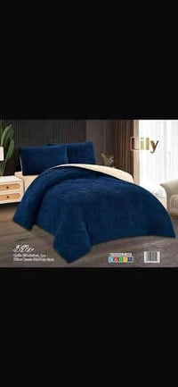 لحاف بوهيمي فرو • ثلاث قطع • توصيل