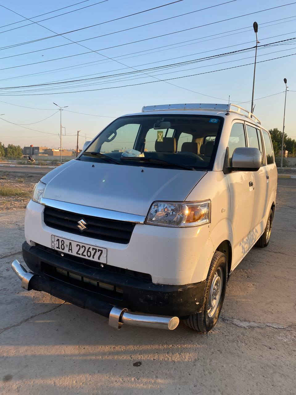 سوزوكي apv 2011 للبيع
ناقل حركة أوتوماتيك 
ماشيه 158 الف
تبريد شغال
ياباني أصل
7 راكب
سياره بلاديه ونظيفه واعتماديه
السعر 75 ورقة وبيها مجال بسيط
***********
