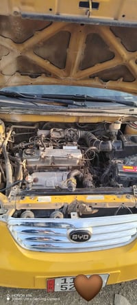 BYD f32012 كير مكينه جدد مكينه شادها مال لانسر ياباني  صار شهر تبريد ث...