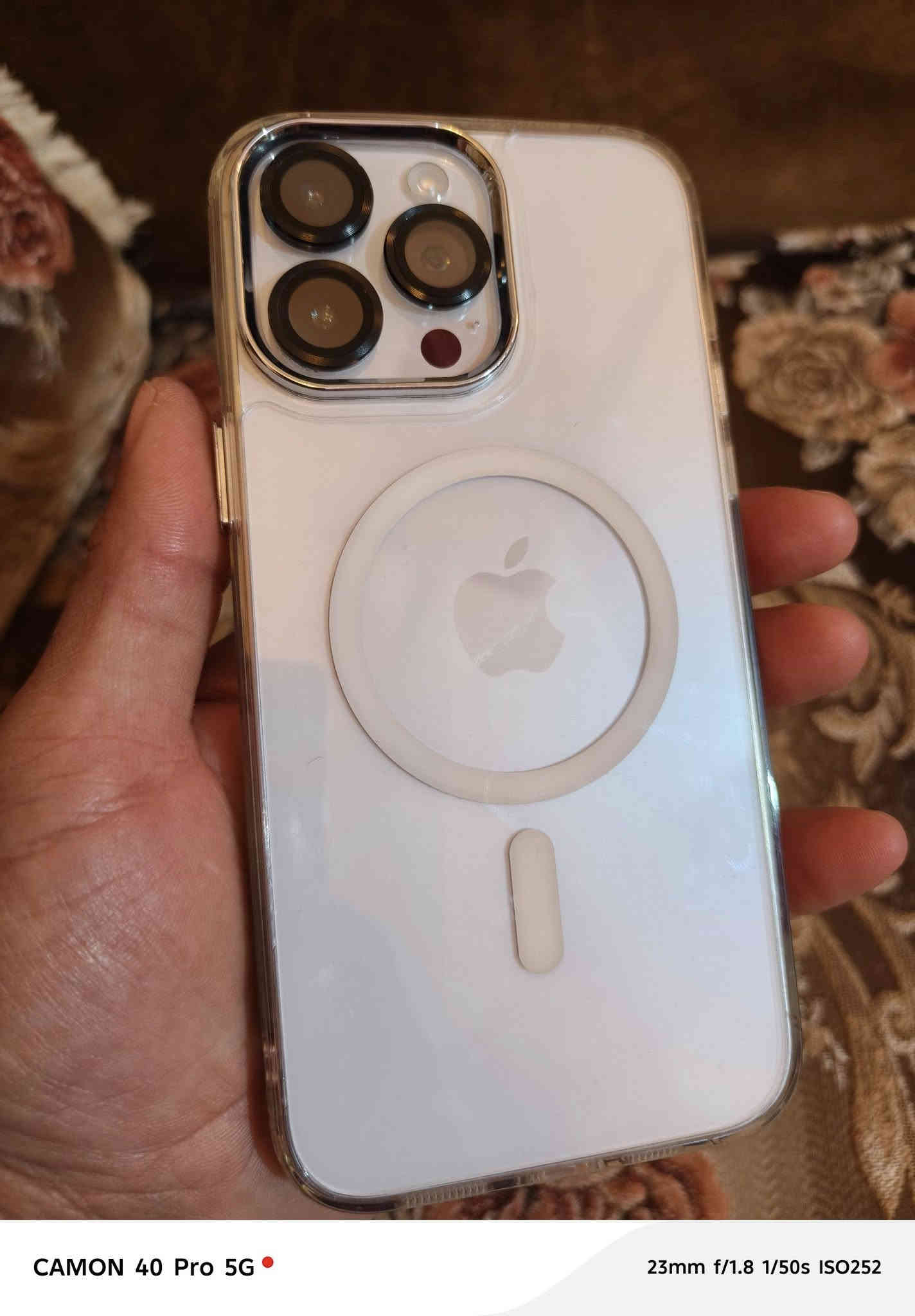 السلام عليكم للبيع ايفون14برو ماكس
ذاكرة256 بطارية 97مرفوعة الجهاز مكفول ممبدل بي شي نضيف جدا بدون ملحقات الون ابيض السعر 850بي مجال قليل عنواني بغداد تقاطع النهروان

رقم*********** واتساب خاص متواجد
