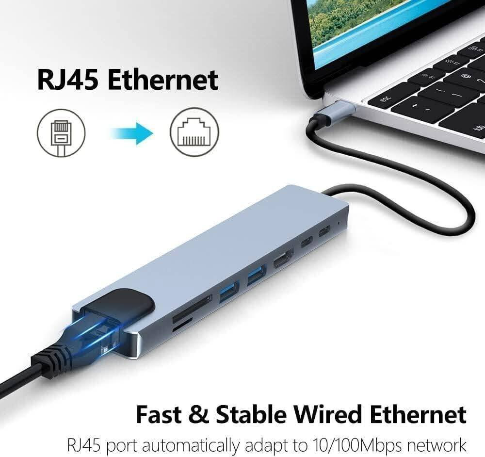🛍️متوفر لدينا 
ادبتر تايب سي  USB C Hub 8in1
يحتوي على 8 مخارج 
🔹2 منافذ USB 3.0
🔹منفذ Type-C
🔹منفذ PD 100 W 
🔹2 منافذ SD card
🔹منفذ HDMI 4k
🔹منفذ Lan 
متوافق مع لابتوب والموبايل و الايباد

💵السعر 15  الف دينار
🚗متوفر توصيل لكافة محافظات العراق 🇮🇶

📞 للحجز أو الاستفسار عبر الصفحة أو الواتساب:

https://wa.me/9647755190147 بغداد, العراق
