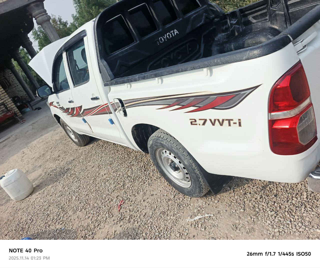 السلام عليكم بكم هايلوكس 2012 سليمانيه دولي 2030بسمي مكفوله من صبغ وتبديل عد البارد كير عادي بغداد جسر ديالى  متواجد على إلفيس  السعر 175 ***********
