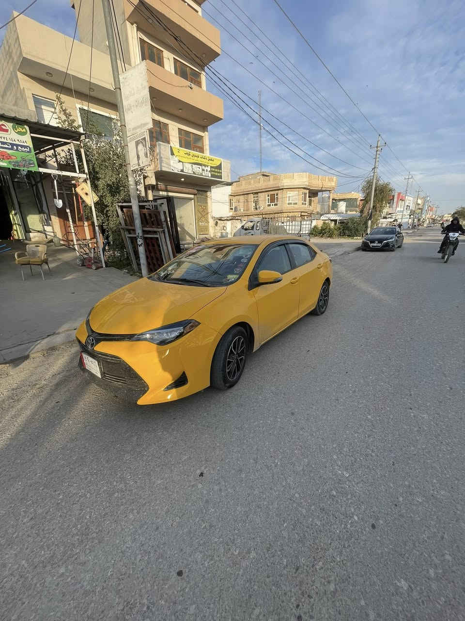 سلام عليكم كورلا 14 مبدل  محدث 19 كامل لايتات ابلادي ضربته بجم تعمير 1 على 1  منظومه غاز عليه جديده قبل 5 ايام شاده وياهه كارت ضمان   سعر 107 وبيه مجال حك الجيه. 
***********
