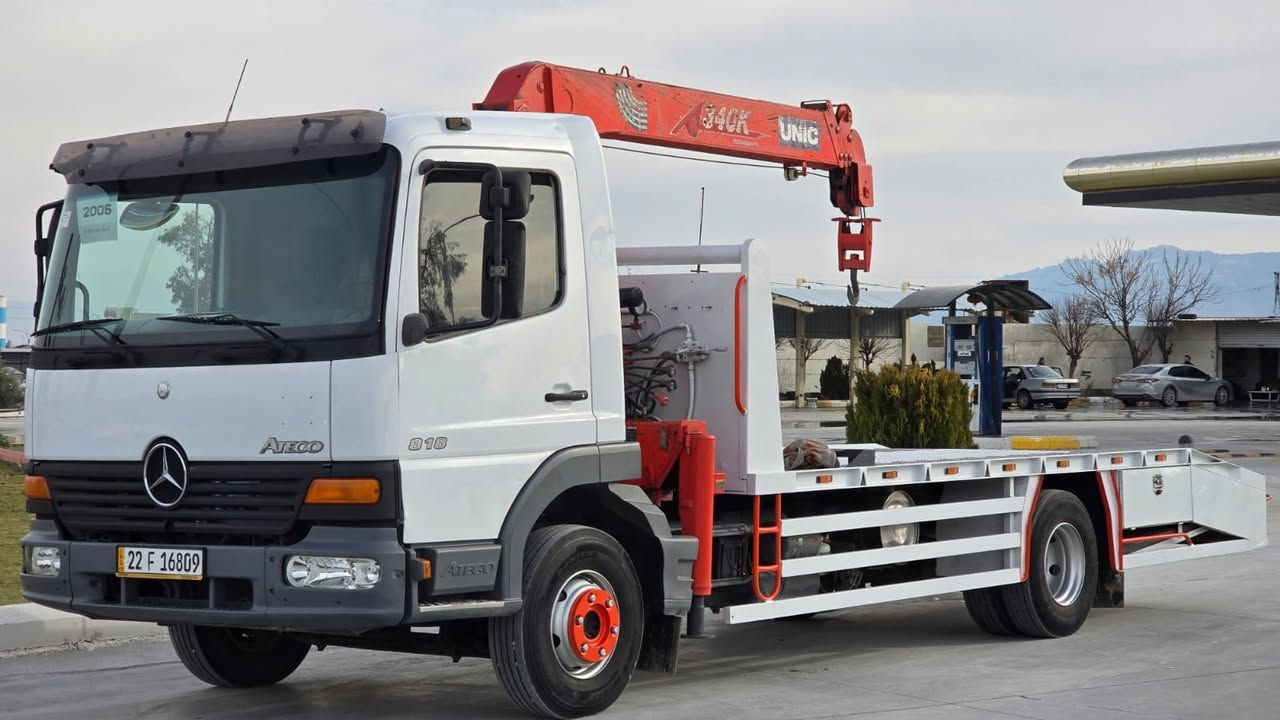 السلام عليكم 
للبيع اتيكو كرين فلات/ موديل ( ..2005.. ) 
حجم 818 / 6 برغي 4 سلندر 
مواصفات/ تبريد بلادي + مراية كهرباء+ دوگمە هز و صعود 
خلفي جوبلس امامي سبرينك 
كرين يونك  3 طن 3 سلايت  🪝
السيارة مابي اي نقص نفس الصورة ماشاءأللة ♥️
محرك + گير + شاصي+ اكسل بشرط مكفول كفاله عامة 
تخم تايرات و باتري جديده رقم و سنوي جديده لحد 2029
عنوان السليمانية 
0771 989 46 09 📞📞
