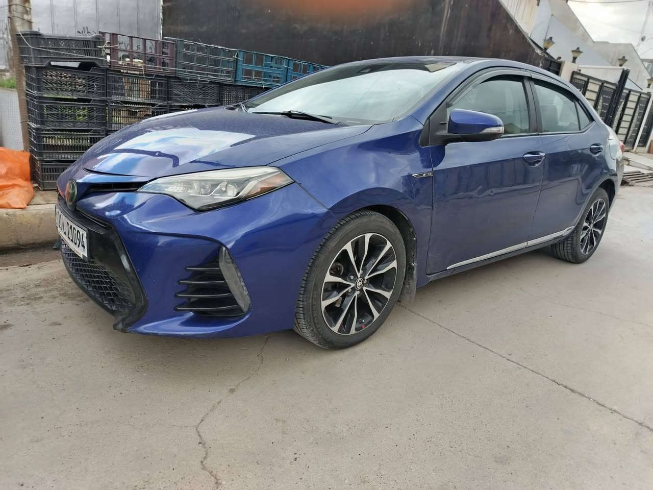 كورلا موديل 2017 لون ازرق الضرر جامرلغ السكن بارد بدون تبديل رقم سليمانية بجم كبس جنط كبس بدون شواصي السعر ١٣٥ اوبية مجال /***********
