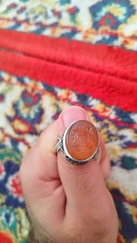 محبس • عقيق يماني • مختوم فضة