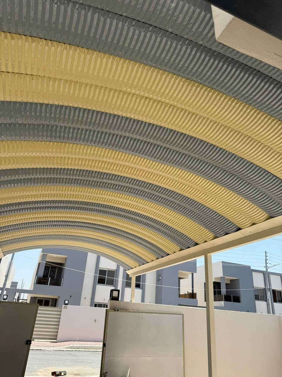 (تعلن) شركة بغداد للمظلات الحديثة الكي سبان ) 
***********  اتصال 📞 
وموجود وتساب 
عن توفر جميع الاحجام والقياسات والألوان 
معدن مطلي طلاء حراري ومقاوم للحراره العاليه والامطار
🌂🌂☔️☔️☔️☔️
تفاصيل العمل والمواد التي تستخدمها شركة بغداد للمظلات
 1-سمك كي سبان 05 تركي 🇹🇷
2 ساقيه مغلون 
3 بوري 4×4 ثنين ملم
كرسته وعمل تبدء سعر المتر بغداد من (27 ألف إلى 30الف بوري 4*4 مغلون تركي 🇹🇷 حسب سَمك الحديد) 
مدة التنفيذ يوم واحد فقط! ☺️☺️☺☺☺☺؟(ملاحظة من 20 متر إلى 10 َمتر قطعي مو على المتر 
كذلك يوجد
عمل سندويج بنل غرفه او مخزن لل(منازل والشركات🏚)
بكادر متخصص وسرعة بالأنجاز 

للاستفسار الاتصال على الرقم التالي 
***********

