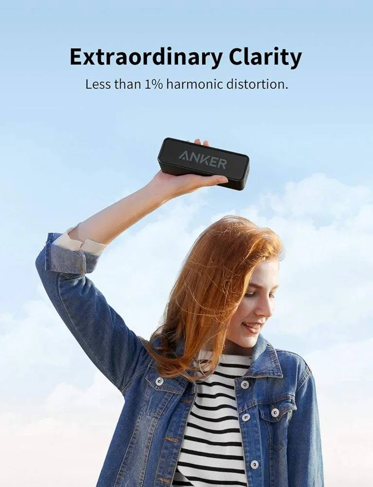 سماعة بلوتوث من نوع Anker Soundcore 2 تتميز بلونها الأسود وتصميمها المحمول.بطارية قوية: توفر ما يصل إلى 24 ساعة من وقت التشغيل بشحنة واحدة.مقاومة للماء: حاصلة على تصنيف IPX7، مما يجعلها محمية من الأمطار، الثلوج، والماء.صوت محسن: تحتوي على تقنية BassUp لتحسين الترددات المنخفضة وتوفير صوت ستيريو بقوة 12 واط

السعر 15 الف


**إذا كنت صاحب هذا الإعلان وتريد حذفه لأي سبب، رجاءا أرسل رسالة إلى الدعم الفني**