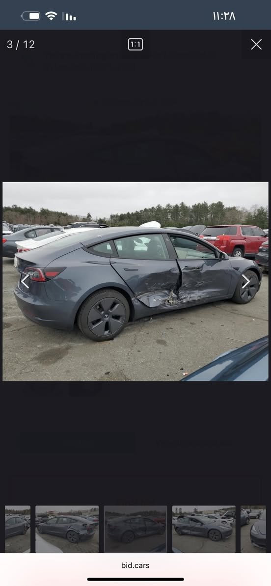 .
السلام عليكم 
تيسلا 3 موديل 2023 ماشيه ٢٤ كيلو جاهزه اون لاين سياره كلها وكالة بطاريه وكالة دواخل وكالة وصور الحادث مرفقه بالمنشور رقم بغداد انكليزي لاستفسار *********** وات ساب السعر 15000$ قفل
