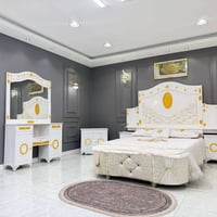 غرفة مرمري • ٧ قطع • توصيل مجاني بغداد