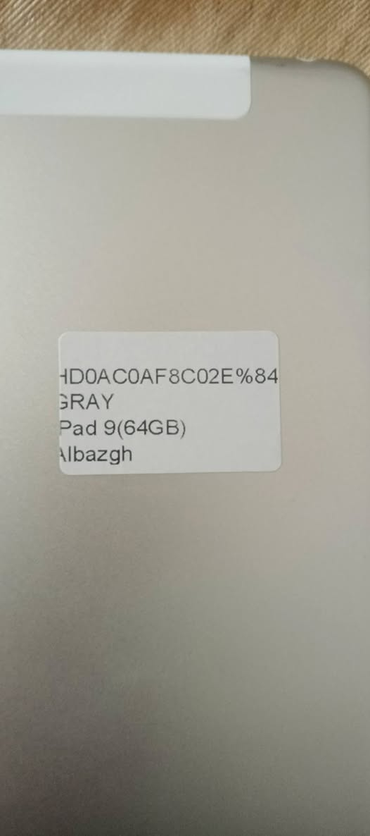 سلام عليكم من رخصه الادمن محبوب الجماهير ايباد 9المعروف بسلاسته ذاكره 64انتبهلي يدعم شريحه ينطيك 60فريم بوبجي بدون لاك بدون تعليك معالج A13ايباد نضيف ممستبدل بي اي قطعه بطاريه 90ايباد نضيف
للاستفسار الاتصال على الرقم*********** او مراسله الصفحه

