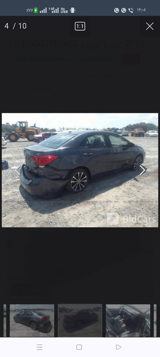 السلام عليكم كورلا موديل 19 وارد كندي  فول مواصفات SE  حادثها خفيف موضح بالصور  وبيها طخات بسيطه بل عراق ومصلحه السعر 140  تاخذ صافي من الغرامات والهيئة ***********
