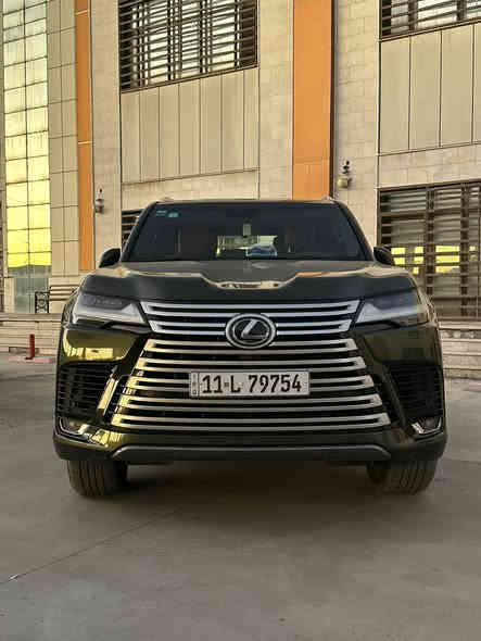 لكزس موديل 2022 LX600 VIP
وكالة ساس  اصل 
داخل قرميدي 
كراسي منفصلة
جكات 
5 كامرات دوارة 360 
ويل كروم
شاشات عدد 6 
كراسي تدفئة ، تبريد كلهن
الكراسي كلهن كهرباء
فتحة
رادارات امامية ، جانبية
دخول ذكي
تشغيل على بصمة الايد
كار بلاي
كراسي مساج 
أبواب شفط 
تثبيت مسار 
تثبيت سرعة
تدفئة ستيرن ، تحكم كهرباء 
وباقي مواصفات المعروفة لل vip
العنوان بغداد حي الحسين قرب مطار بغداد الدولي 
***********
***********
