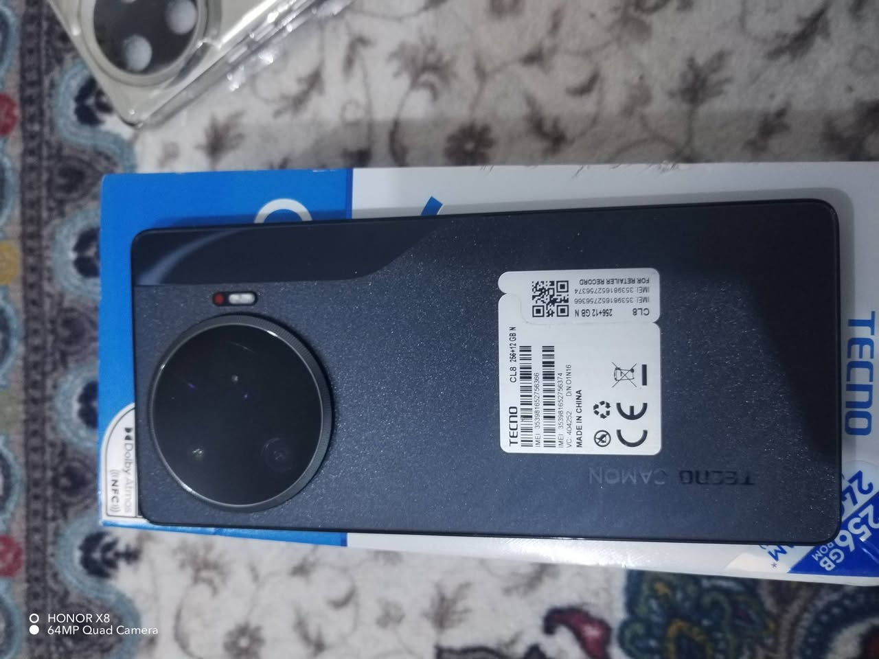 سلام عليكم جهاز تكنو كامون 30 برو 5G للبيع شاحنه ضايعة سعره160بي مجال مكاني سماوة ***********
