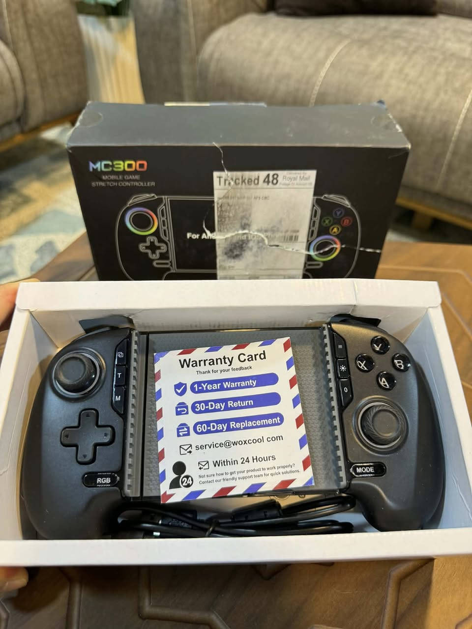 السلام عليكم
جويستك موبايل وايباد تشتغل ع الاندرويد والايفون شحن تايب سي مع انارة RGB جديد مامستخدم
السعر 25 مع توصيل لكل المحافظات🌹


**إذا كنت صاحب هذا الإعلان وتريد حذفه لأي سبب، رجاءا أرسل رسالة إلى الدعم الفني**