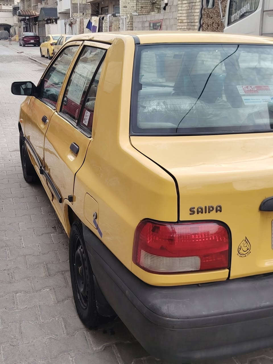 سلام عليكم اخوان 
سايبه مديل 15  مصفره هيه وغرامات
رقم انكليزي وشرط التحويل ومنضومه غاز بيها
سياره لا ضربه لا صبغ لا معجون فقط جاملغ مرشوش الامامي  وبيها لاستيك ولف فقط العنوان الزعفرانيه
السعر ٣٩ وبيها مجال بصيط
***********
