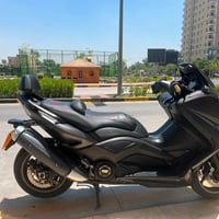 TMAX 2014 بلاك ماكس يابانية Abc الدراجة جديدة وكالة ماشيه 23 الف حقيقي...
