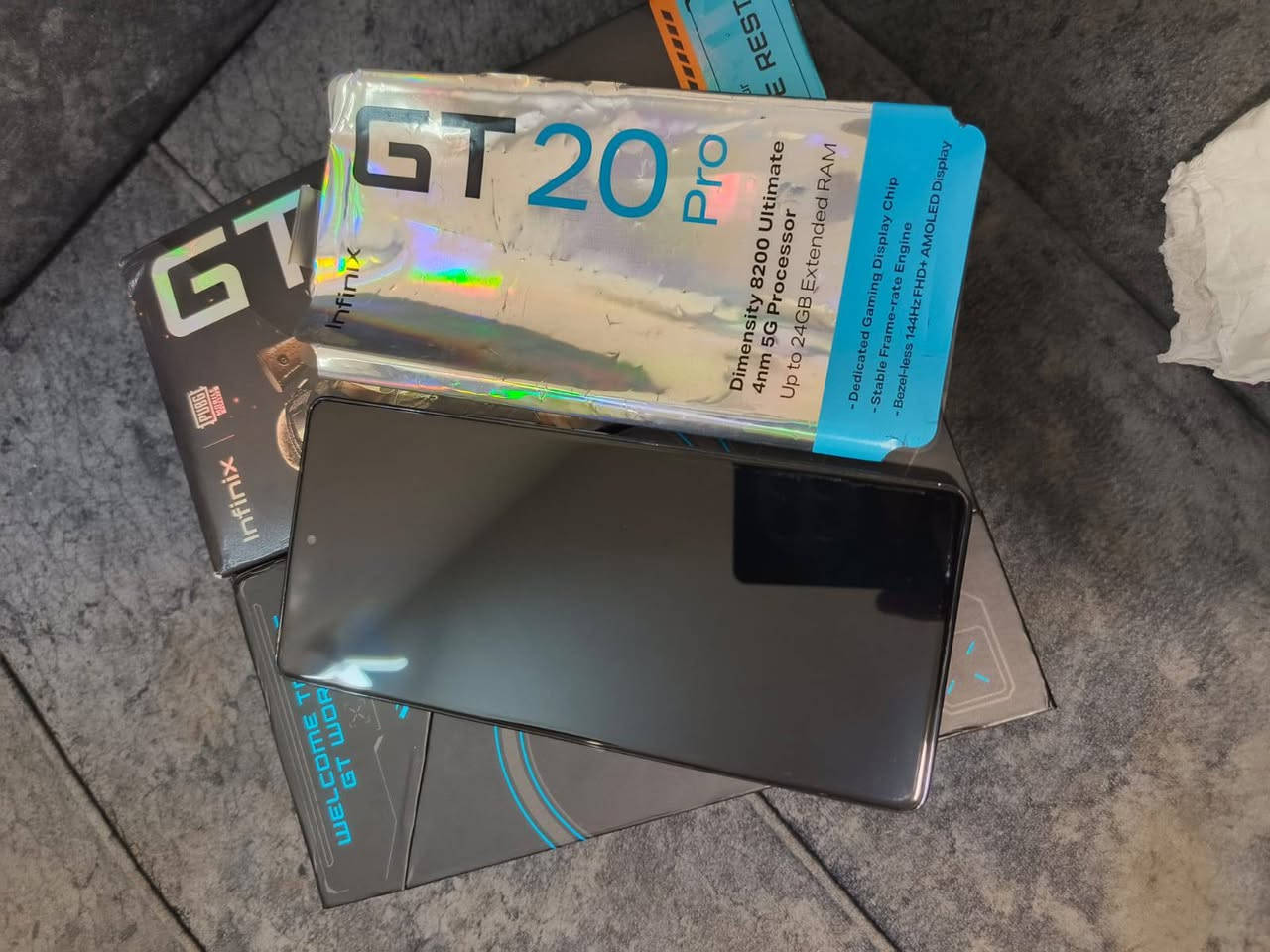 Gt 20 pro
مراوس بيفون من ١١ابر ماكس  ونته صاعد كون نضيفات


**إذا كنت صاحب هذا الإعلان وتريد حذفه لأي سبب، رجاءا أرسل رسالة إلى الدعم الفني**
