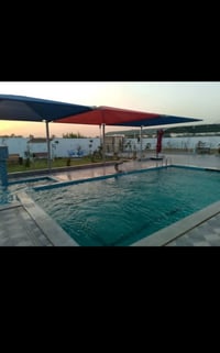 مزرعة سلسبيل • مبيت • حديقة كبيرة