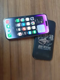 ايفون ١٤ برو ماكس دبل شريحة شرق اوسط  غراضه كامله بطارية معلايه بيع او...