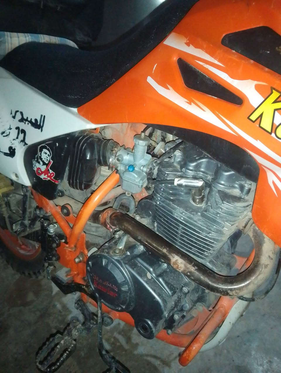 السلام عليكم دراجة ققاز كاويار crxصيني محرك 300دراجة مامشتغلة ديلفري شاد صندوق لجمالية الدراجة مابيها اي نقص دراجة تعبان عليها الله شاد ومحتاج واريد ابيعها فول نظافة عايزها بس غسل كهربائيات كلها شغالة الي يريد يشتري يتواصل وياي ***********
