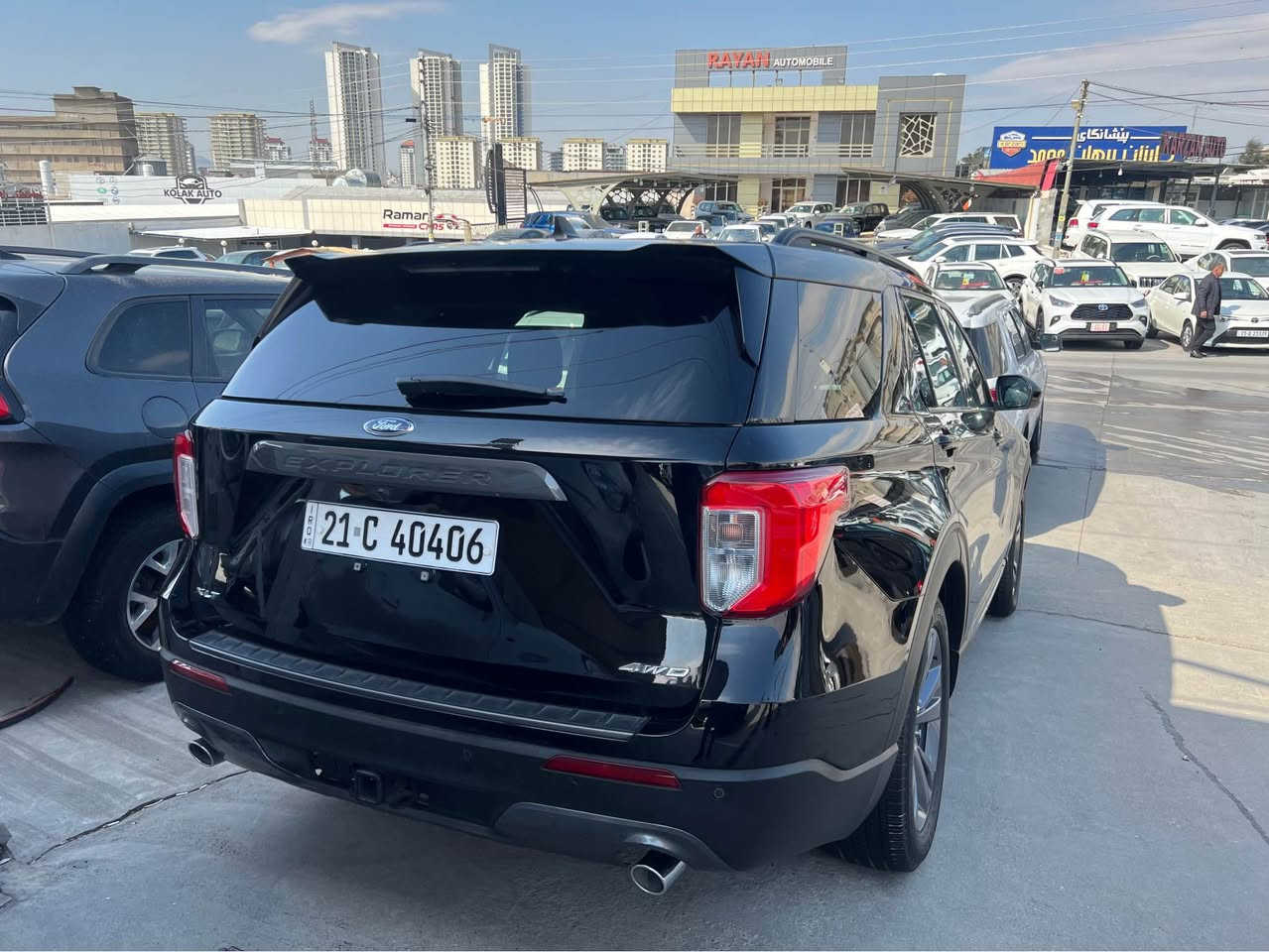 فۆڕد ئێكسپلۆرە مۆدێل ٢٠٢٢ مواسەفات فول تەنها پانۆڕاما نییە
بەسمە و چوار دەرگا بەسمە شەخال دەبڵ ئەكسل كوشن. هیتەر سوكان. هیتەر ڕادار خەتی جادە كوشنVip كوشن دوو ڕەنگ
سەیارەكە ٢ پارچەی بۆیاخە بێناوگرتن بێ ئێڕباگ
سەنەوی هەتا ٢٠٢٩ بەناوی خۆمانە
گێڕ و. مەكینە نەكراوەتەوە بەشەرت 
نرخ/ ٢٣٧وەرەقە و. كەمێك مەجال
ژم / ***********
ژم ***********
موشتەری رانية, السليمانية
