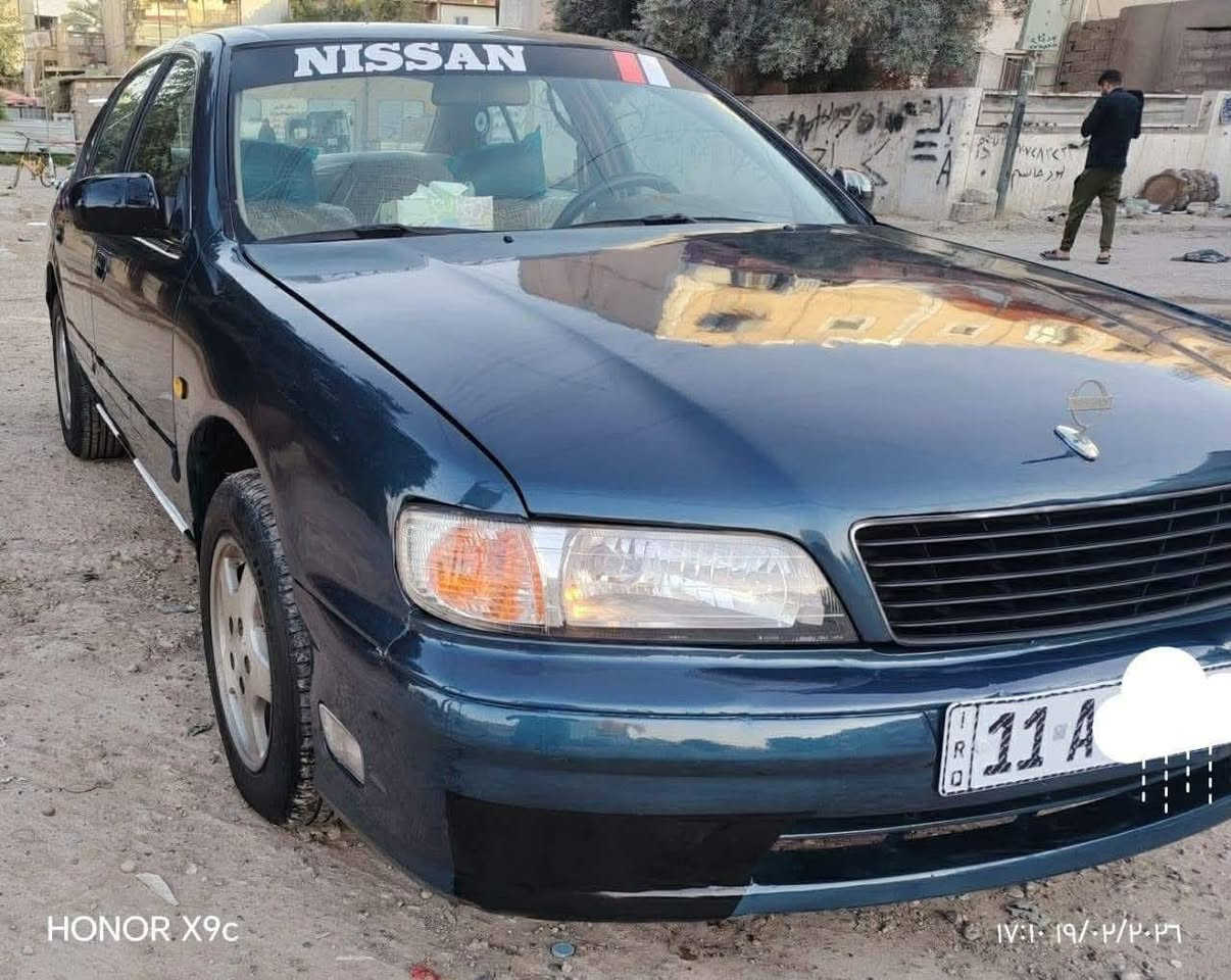 السلام عليكم ***********
نيسان ياباني موديل ١٩٩٨ اوتوماتيك كير محرك مكفولات  تبريد السياره مكفوله من الظربه غرفته عل شركه حداديه ممتازه تخم تاير ياباني ويل كب رقم بغداد دولي سنوية لغاية ٢٠٣٠ هزه جديده ون ميعجبك اطلع بيها السعر 49ورقه مكاني بغداد البنوك ***********
