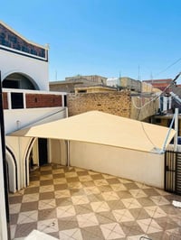 🛠️من اعمال معمل بغداد 🛠️ المظلات الهرميه الثابته غطاء المظلة  كوري مصم...