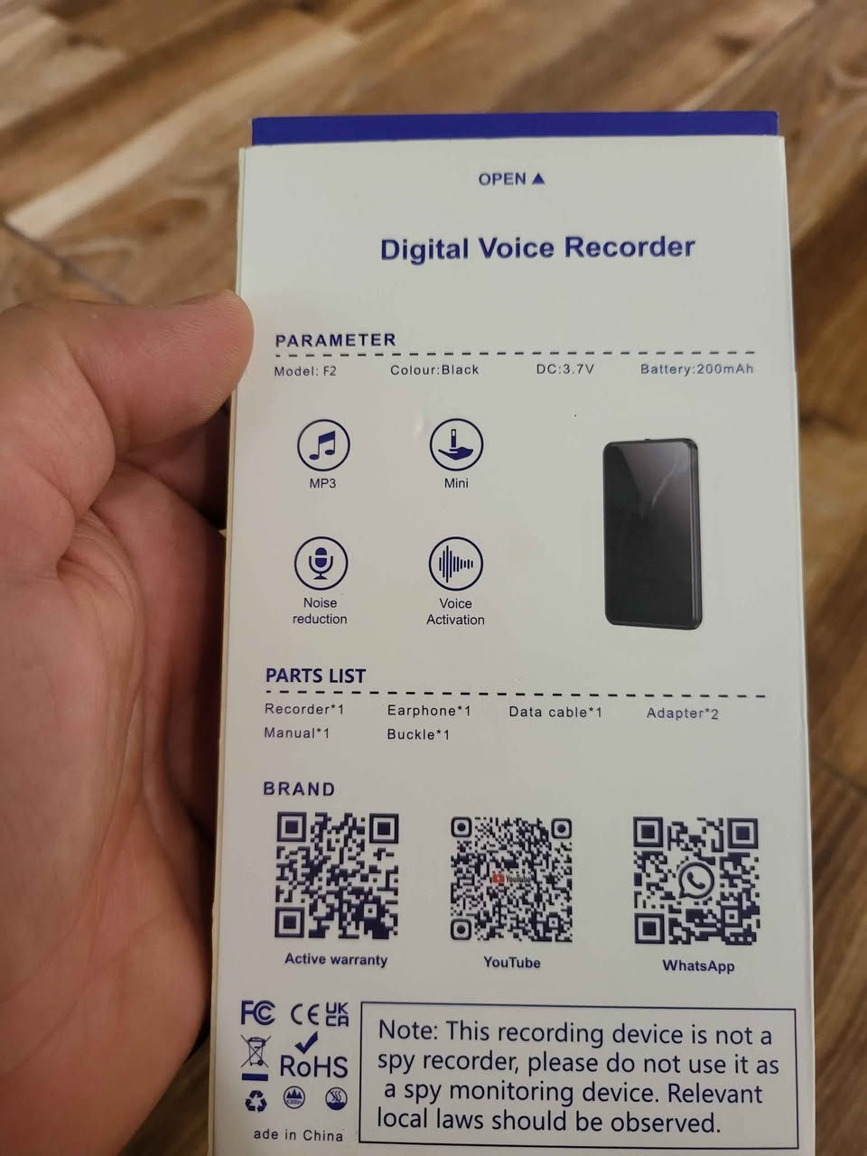 ڕیکۆردەری دەنگ 64GB بالەی بەکارنەهاتوو بۆ خوێندکارو ڕۆژنامەوانەکان 23000 دینار قفڵ کەمی نیە ناونیشان سلێمانی ڕاپەڕین تەنیشت میران سیتی السليمانية, العراق


**إذا كنت صاحب هذا الإعلان وتريد حذفه لأي سبب، رجاءا أرسل رسالة إلى الدعم الفني**