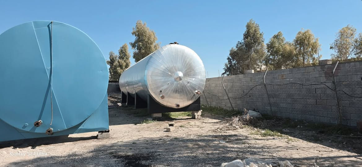 خزان هيدروليك 100 طن بليت 6 ملم دبل شبكه 16×16 تغليف صوف صخري كثافه 120 بليت ألمنيوم 0.7 ضمان  ***********
