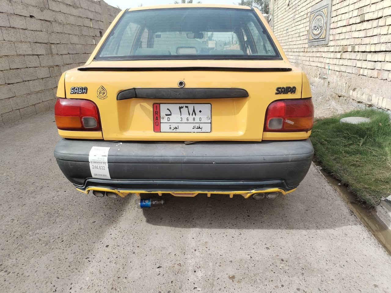 السلام عليكم سايبه موديل ٢٠١١  بغداد شواصي جديدات وكير ومكينه وصدر جديدات تبريد شغال تخم تاير بغداد الاماني مصفره هيأ وغرامات تحويل ثاني يوم بغداد حي البتول رقمي ***********
