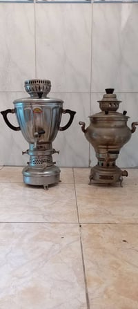 سماور • نظيف • قطعتين