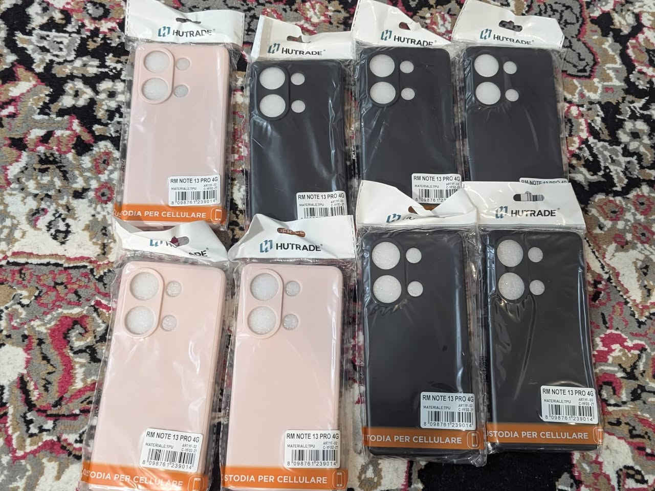 شلعة جديد 

كفرات عدد 73 قطعة ماكسيف  جديد بعده بانايلون لجهاز  S25 العادي كلهن ب 80 مع التوصيل
.
مجموعة كفرات اندرويد عدد 170 قطعة  على 500 دينار يعني 85 الف توصيل متوفر.


**إذا كنت صاحب هذا الإعلان وتريد حذفه لأي سبب، رجاءا أرسل رسالة إلى الدعم الفني**