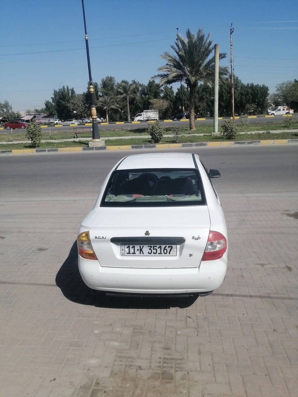 السلام عليكم طيبه 2014 كفاله جديده بيع او مراوس رقم بغداد انكليزي
تخم تاير تم ويل حداديه جديده
السياره حلوه بيها طرف الجاملغ الأمامي والباقي كفاله

كهربائيات شغاله ودوشمة جديده جاهزه مجهزه شرط التحويل محرك كير حداديه جديده تخم تاير #تبريد
ب ٤٨ $وبيها مجال  مكاني كربلاء
***********
