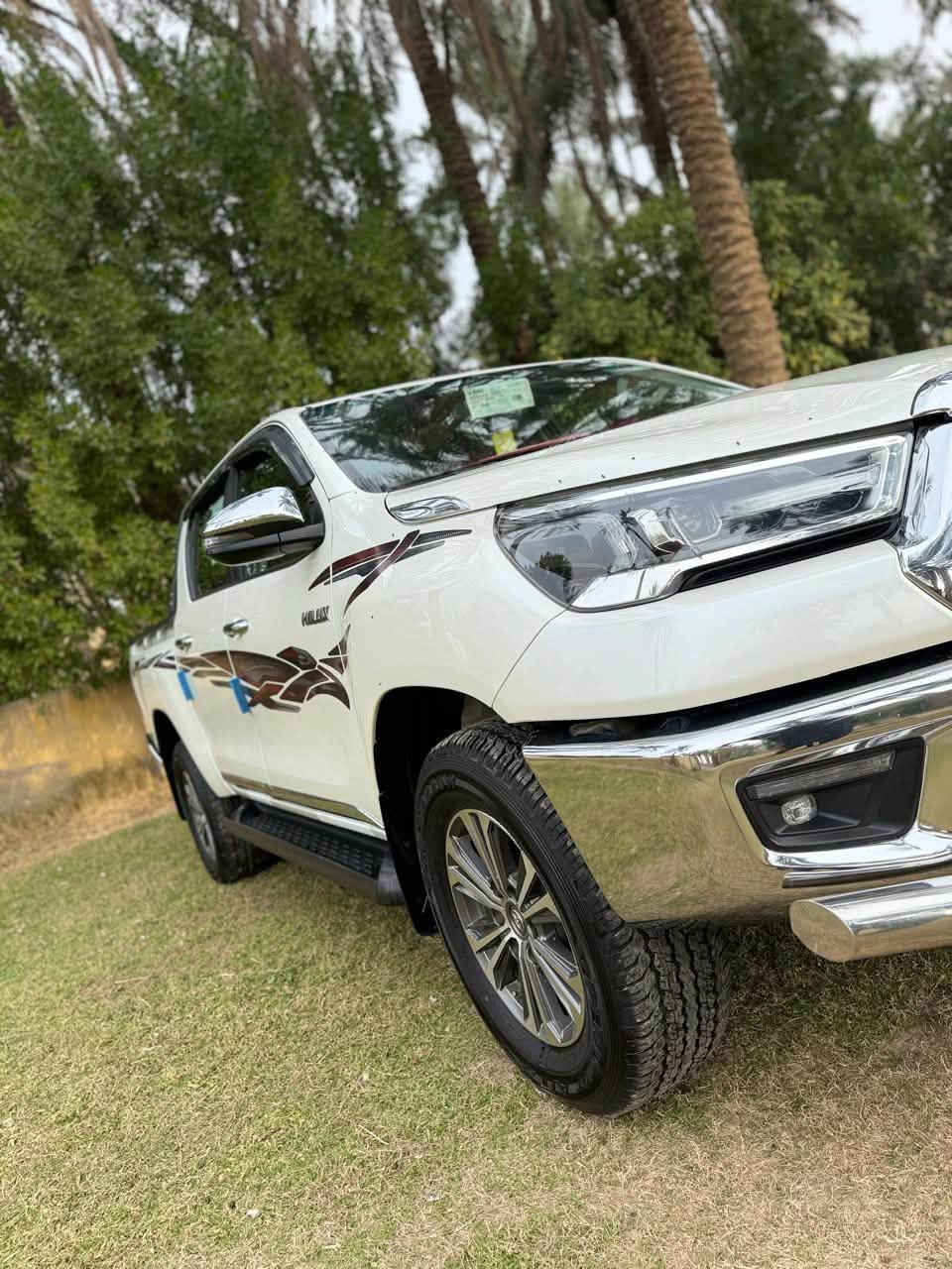 سلام عليكم للبيع تيوتا هايلوكس
موديل 2022سعوديه مكفوله كفاله عامه 
رقم أربيل ماشيه90الف حقيقي سياره 
جديده مال جناي***********
مكانها بغداد اليوسفية ناحية الرشيد
