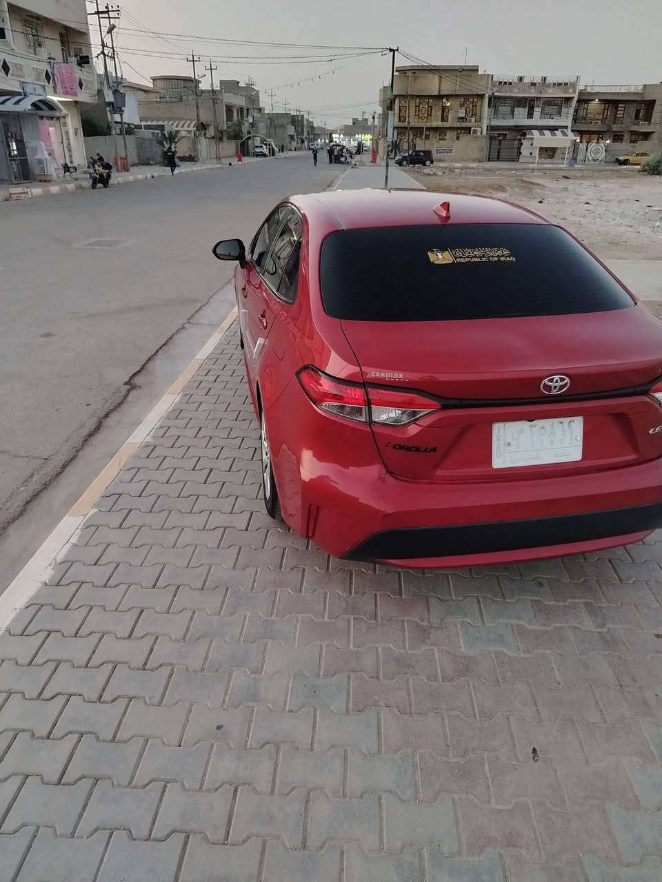 سلام عليكم كورلا موديل 2021 السياره نص فول LE معوقين بعدله 8اشهر اصير حره راعيه ولد شاب  اتريد وكاله عامه بيه شاملغ وبنيد سطحي رقم بغداد السياره جاهزه مبيه اي نقص مكانه كوت واسط باقي التفاصيل ***********

