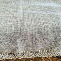 مفرش تخم • ٨ مقاعد • رصاصي على بياض