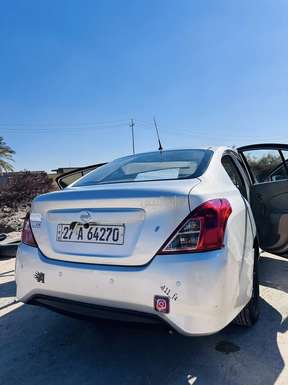 نيسان سني هندي 2021      مراوس بماليبو موديل 
ذي قار حره ب اسمي 
ماشيه ١٩٨ الف
مكينه جديده مال ياباني تشك لكاع 
حداديه ٧٠٪؜ ( عوزها ربلات طبله ليمين) 
تبريد جديد كمبريسر ياباني بستم مو راوتري هم جديد 
ترايك وين ميعجبك 
لسياره بيها مكانات صبغ هيه مو حزام بس ابيع حزام حته ماتعبك 
عوزها طبربازات بس ولباقي شوف لعين 
سعرها ٩٤ وبيها مجال

ناصريه سوق الشيوخ
 ***********
