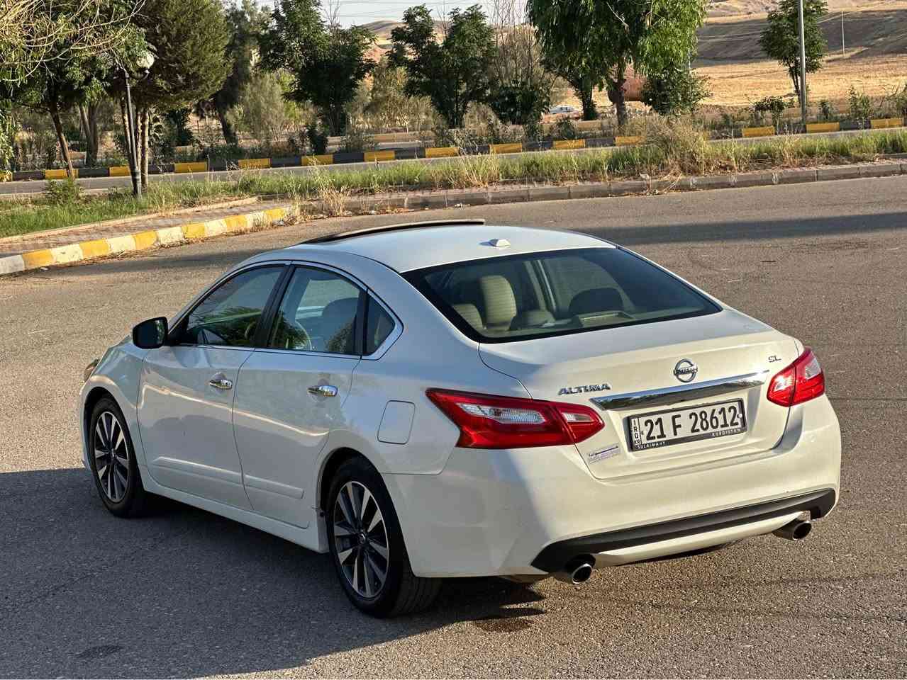 ‏‎‏﷽🧿 altima 2016 SL
التيما مواصفات SLفول فو
ناو زةرد شتيكي جوان
مواصفاتي كوشن جلد 
راداري اوينة دو كوشني پيشي هيتةر سوكان هيتةر 
شاشة گةورة 
سيستمي سماعةي Boos
گيرو مةكينةي بيلاد 
رةقةم سليماني نويية 
بوياغ چاملغي پيش لاي سايةق بوياغ بي ناو گرتن دوجيي بچوك ساردي هةية ايرباگ بةس سوكان 
نرخي ١٤٥و مةجاليكي كةم 
موشتةر تيل بكات 
جوابي نامةو كومينت نادريتةوة لةگةل ريزم 
***********
‏‎ كيفري, ديالى

