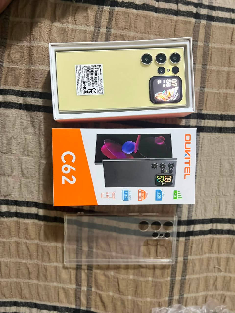 سلام عليكم واكتيل C62
جهاز نضيف ماصار اسبوع من اخذته 
رام 16 بطاريه 5150
سعره 240وبي مجال مكاني شعب حي اور 
لاستفسار ***********
