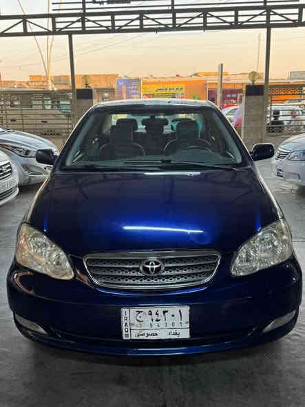 السلام عليكم ورحمة الله وبركاته 
كورلا نحله ٢٠٠٧ رقم بغداد وارد امريكي بدايت جراد ينرادلها صبغ من جديد فقط مصبوغة عام  ضررها جاملغ امامي  وبنيد ضرر خفيف بدايت الغد والشاصي والبدنه  كير محرك صدر تبريد تمام رايدها ٧٧  وبيها مجال قليل مكاني بغداد العامريه للاستفسار عالرقم 
***********
