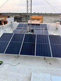 قضاء مندلي سبعة نيسان • منظومة طاقة شمسية • 15 لوح 640واط