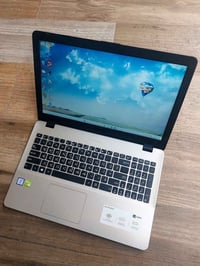 لابتوب لون ذهبي مميز جدا  Asus Vivo Book x542un Ci7 مناسب للبرامج الهن...