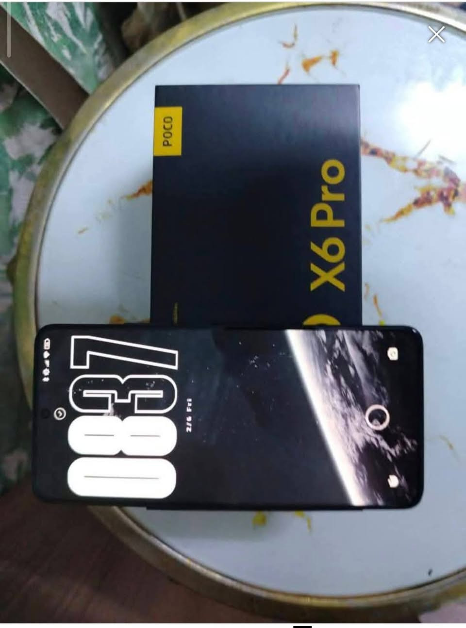 poco x6 pro
ذاكرة : ٥١٢ + عشوائية 12 + 12
ملحقاتة كاملة : شاحنة ، كارتونة ، كفر
النظافة : ١٠٠٪ استخدام تصفح فقط
الشحن : ٦٧ واط "بنص ساعة يفول شحن"
مكاني : بغداد ، وين متحب نلتقي + المحافظات عندي توصيل 
السعر : 250 بيه مجال بسيط


**إذا كنت صاحب هذا الإعلان وتريد حذفه لأي سبب، رجاءا أرسل رسالة إلى الدعم الفني**