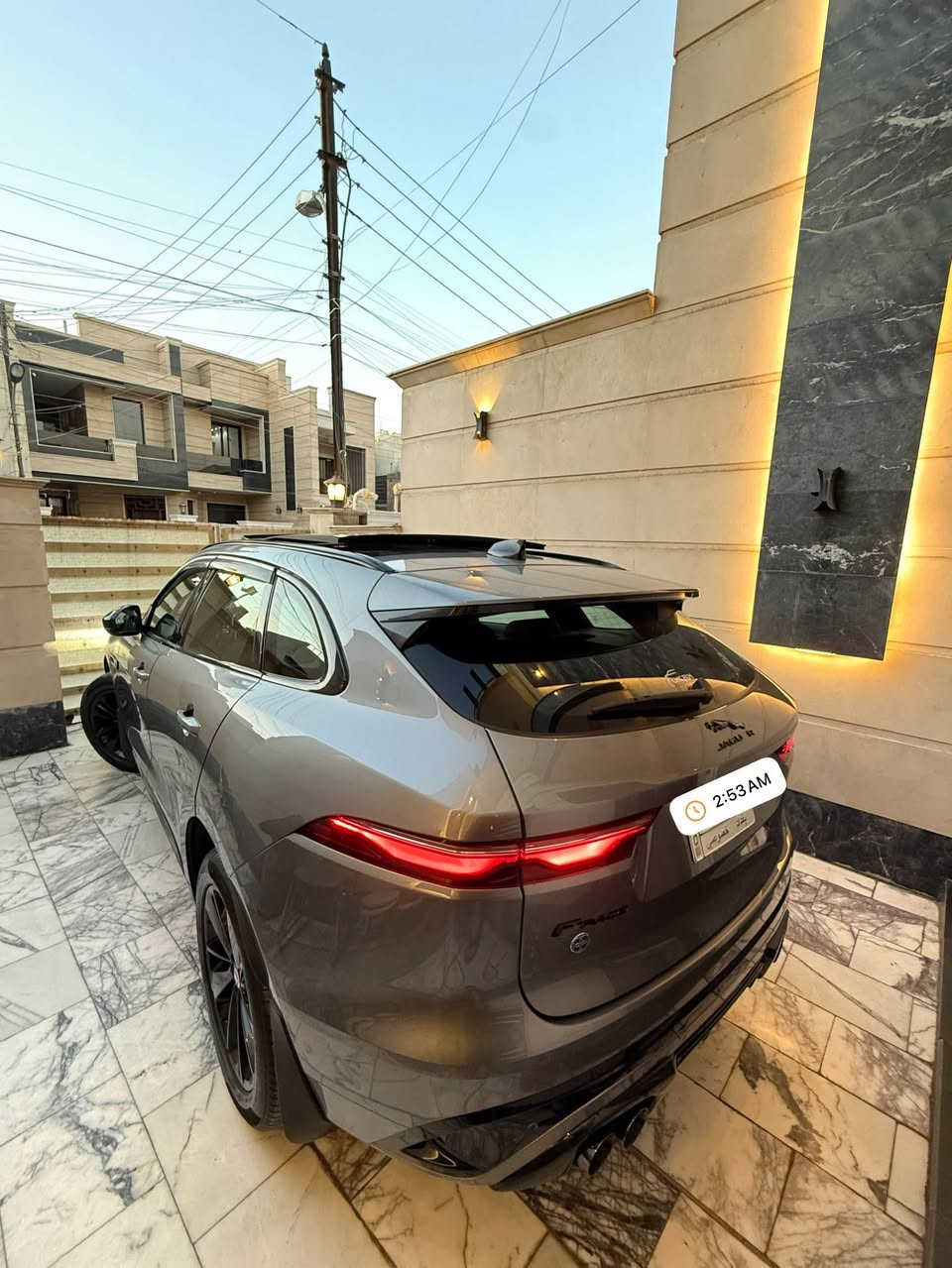 السلام وعليكم 
للبيع 
جكور FPACE R-DYNAMIC 2023
خليجي وكالة سردار 
كت SVR PLAK اصلي 
مغلفة PPF اصلي ضمان ١٠ سنوات
محرك 2000 تون تيربو 
ماشية 28000 km
رقم بغداد  بأسمي 

المواصفات:-
بصمة تشغيل
بصمة ابواب وصندوق
كامرة خلفية
شاشة جبيرة
ابل كار بلي 
انارة ترحيب 
لايتات زينون 
بكلايت ليد 
لد امامي 
زراك لايتات 
اريل نفكيشن
هاند بريك كهربائي
بانراما طكتين 
كشنات جلد طبيعي 
كشنات جلد احمر 
كشنات رياظي
تبريد منفصل 
سستم صوت
درايف مود 
انظمة قيادة
تراكشن 
تحكم استيرن  
شفتات استيرن 
عدادات الكترونية
كروز سرعة
قيادة ذاتية
كير طيارة
مري شفط 
ويل كب ١٩
تخم تايرpirelli
صندوق كهربائي
مثبت سرعة
رادار امامي 
نقط عمياء 
حساسات امامي خلفي
نضام ملاحة GBS
نضام دات شو
عدة الصندوق كاملة
جنطة اسعافات اولية
 
السيارة مكفولة من الصبغ 
فقط اقل الشبرbdr جاملغ خلفي 
والباقي مكفول كفالة عامة ومغلفة 
تغليف بالكامل وظمان ١٠ سنوات 
والسيارة كل الصيانة عليهة بالشركة
وبعدهة بالظمان وكالة سردار 
والسيارة جديدة بدون اي نقص 
استخدام شخصي من الوكالة لحد الأن
اي استفسار تعال خاص او اتصل 
*********** 
عنوان السيارة بغداد حي الخظراء
