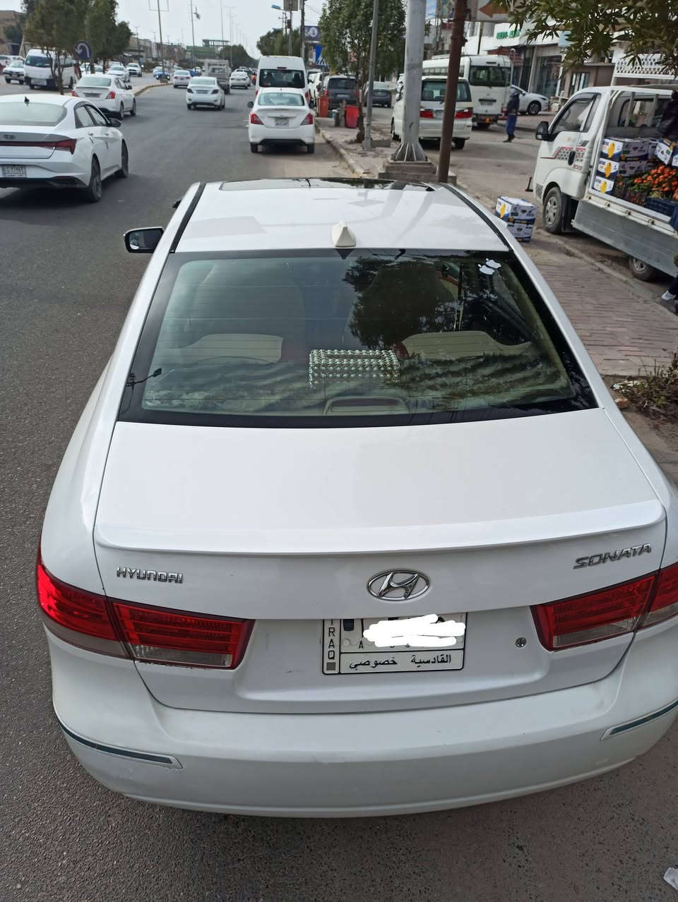 هونداي سوناتا  2011 خليجي
حجم المكينه 2400 دوش 

رقم قادسيه  مميز 

 بسمي  السيارة تحويل مباشر

 سياره نضيفه معنى كلمه بدون تبديل قطع

السيارة صبغ شبر قماره    

(بارد جاملغ وضربه باب الخلفي موجوده صوره يرجع عالبارد)
سنويه ساقطة مدة سنه تجديد كبل شد رقم دولي
 
السياره نضيفة
 تبريد ثلج تدفئه شغاله
 كير مكينه خير من الله 
الكهربائيات شغالة

المكان 

مكاني النجف
السعر 110  وبيها مجال قليل

***********
