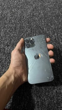 آيفون ١٣ برو ماكس • ضهر مكسور • بطارية ١٠٠٪